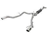 Rebel Series Cat-Back Exhaust System w/ Polished Tip Ford F-150 Raptor 17-20/F-150 Limited 19-20 V6-3.5L (tt) aFe Power