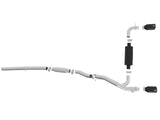 Takeda 3 Inch 304 Stainless Steel Cat-Back Exhaust System w/ Black Tip Ford Focus Rs 16-18 L4-2.3L (t) aFe Power
