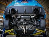 Takeda 3 Inch 304 Stainless Steel Cat-Back Exhaust System w/ Black Tip Ford Focus Rs 16-18 L4-2.3L (t) aFe Power
