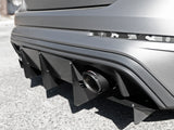 Takeda 3 Inch 304 Stainless Steel Cat-Back Exhaust System w/ Carbon Fiber Tip Ford Focus Rs 16-18 L4-2.3L (t) aFe Power