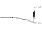 Takeda 3 Inch 304 Stainless Steel Cat-Back Exhaust System w/ Polished Tip Ford Focus Rs 16-18 L4-2.3L (t) aFe Power