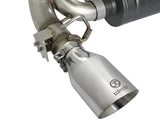 Takeda 3 Inch 304 Stainless Steel Axle-Back Exhaust System w/ Polished Tip Ford Focus Rs 16-18 L4-2.3L (t) aFe Power