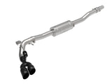 Rebel Series 3 Inch 304 Stainless Steel Cat-Back Exhaust System w/ Black Tips Ford Ranger 19-22 L4-2.3L (t) aFe Power