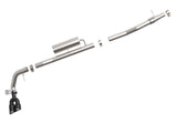 Rebel Series 3 Inch 304 Stainless Steel Cat-Back Exhaust System w/ Black Tips Ford Ranger 19-23 L4-2.3L (t) Straight Cut aFe Power