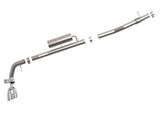 Rebel Series 3 Inch 304 Stainless Steel Cat-Back Exhaust System w/ Polished Tips Ford Ranger 19-23 L4-2.3L (t) Tuned Helmholtz Resonator aFe Power