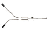 Gemini Xv 3 Inch 304 Stainless Steel Cat-Back Exhaust System w/ Cut-Out Black Ford F-150 15-20 V6-2.7L (tt)/3.5L (tt)/V8-5.0L aFe Power