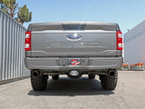 Vulcan Series 3 Inch 304SS Cat-Back Exhaust System Dual Rear Exit w/ Black Tips Ford F-150 21-26 V6-2.7L (tt)/3.5L (tt)/V8-5.0L aFe Power