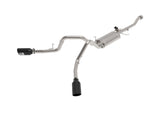 Gemini Xv 3 Inch 304 Stainless Steel Cat-Back Exhaust System w/ Cut-Out Black Ford F-150 21-26 V6-2.7L (tt)/3.5L (tt)/V8-5.0L aFe Power