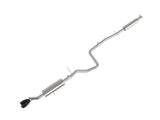 Takeda 2-1/4 Inch 304 Stainless Steel Cat-Back Exhaust System w/ Black Tip Ford Fiesta (Sedan) 14-19 L4-1.6L aFe Power