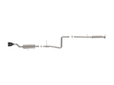 Takeda 2-1/4 Inch 304 Stainless Steel Cat-Back Exhaust System w/ Black Tip Ford Fiesta (Sedan) 14-19 L4-1.6L aFe Power