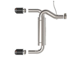 Vulcan Series 3 Inch to 2-1/2 Inch Stainless Steel Axle-Back Exhaust System Carbon Ford Bronco 21-26 L4-2.3L (t)/V6-2.7L (tt) aFe Power