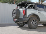 Vulcan Series 3 Inch to 2-1/2 Inch Stainless Steel Axle-Back Exhaust System Carbon Ford Bronco 21-26 L4-2.3L (t)/V6-2.7L (tt) aFe Power
