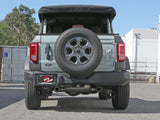 Vulcan Series 3 Inch to 2-1/2 Inch Stainless Steel Axle-Back Exhaust System Carbon Ford Bronco 21-26 L4-2.3L (t)/V6-2.7L (tt) aFe Power