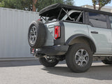 Vulcan Series 3 Inch to 2-1/2 Inch Stainless Steel Axle-Back Exhaust System Polished Ford Bronco 21-26 L4-2.3L (t)/V6-2.7L (tt) aFe Power