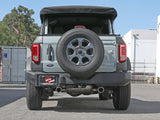 Vulcan Series 3 Inch to 2-1/2 Inch Stainless Steel Axle-Back Exhaust System Polished Ford Bronco 21-26 L4-2.3L (t)/V6-2.7L (tt) aFe Power
