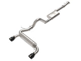 Vulcan Series 3 Inch to 2-1/2 Inch Stainless Steel Cat-Back Exhaust System Black Ford Bronco 21-26 L4-2.3L (t)/V6-2.7L (tt) aFe Power