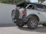 Vulcan Series 3 Inch to 2-1/2 Inch Stainless Steel Cat-Back Exhaust System Black Ford Bronco 21-26 L4-2.3L (t)/V6-2.7L (tt) aFe Power