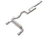 Vulcan Series 3 Inch to 2-1/2 Inch Stainless Steel Cat-Back Exhaust System Polished Ford Bronco 21-26 L4-2.3L (t)/V6-2.7L (tt) aFe Power