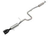 Takeda 2-1/2 Inch 304 Stainless Steel Cat-Back Exhaust System w/ Black Tip Ford Fiesta St 14-19 L4-1.6L (t) aFe Power