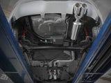 Takeda 2-1/2 Inch 304 Stainless Steel Cat-Back Exhaust System w/ Black Tip Ford Fiesta St 14-19 L4-1.6L (t) aFe Power