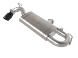 Vulcan Series 2-1/2 Inch 304 Stainless Steel Axle-Back Exhaust System Black Ford Bronco Sport 21-26 L3-1.5L (t)/L4-2.0L (t) aFe Power