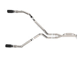 Vulcan Series 3 Inch to 3-1/2 Inch Stainless Steel Cat-Back Exhaust System Black Ford F-150 Raptor/ Raptor R 21-26 V6/V8 aFe Power