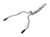 Vulcan Series 3 Inch 304 Stainless Steel Cat-Back Exhaust System w/Black Tip Ford Ranger Raptor 24-26 V6-3.0L (tt) aFe Power