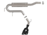 Rebel Series 2-1/2 Inch 304 Stainless Steel Cat-Back Exhaust System w/ Black Tip Ford Maverick 22-26 L4-2.5L FWD aFe Power