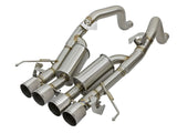 Mach Force-Xp 304 Stainless Steel Axle-Back Exhaust System w/Polished Tips Chevrolet Corvette (C7) 14-19 V8-6.2L LT1 aFe Power
