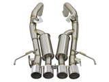 Mach Force-Xp 304 Stainless Steel Axle-Back Exhaust System w/Polished Tips Chevrolet Corvette (C7) 14-19 V8-6.2L LT1 aFe Power