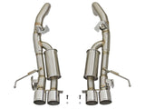 Mach Force-Xp 304 Stainless Steel Axle-Back Exhaust System w/Polished Tips Chevrolet Corvette (C7) 14-19 V8-6.2L LT1 aFe Power