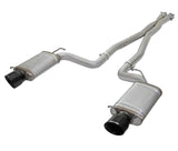Mach Force-Xp 3 Inch 304 Stainless Steel Cat-Back Exhaust System w/Black Tip Cadillac Cts-V 09-15 V8-6.2L (sc) aFe Power