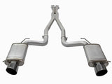 Mach Force-Xp 3 Inch 304 Stainless Steel Cat-Back Exhaust System w/Black Tip Cadillac Cts-V 09-15 V8-6.2L (sc) aFe Power