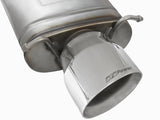 Mach Force-Xp 3 Inch 304 Stainless Steel Cat-Back Exhaust System w/Polished Tip Cadillac Cts-V 09-15 V8-6.2L (sc) aFe Power