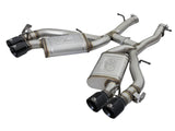 Mach Force-Xp 3 Inch 304 Stainless Steel Axle-Back Exhaust System w/Black Tip Chevrolet Camaro SS 16-24 V8-6.2L (sc) M/T aFe Power