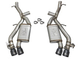 Mach Force-Xp 3 Inch 304 Stainless Steel Axle-Back Exhaust System w/Black Tip Chevrolet Camaro SS 16-24 V8-6.2L (sc) M/T aFe Power