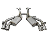 Mach Force-Xp 3 Inch 304 Stainless Steel Axle-Back Exhaust System w/Polished Tip Chevrolet Camaro SS 16-24 V8-6.2L (sc) M/T aFe Power