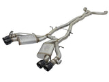 Mach Force-Xp 3 Inch 304 Stainless Steel Cat-Back Exhaust System w/Black Tip Chevrolet Camaro SS 16-24 V8-6.2L (sc) M/T aFe Power
