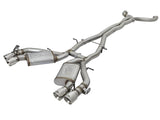 Mach Force-Xp 3 Inch 304 Stainless Steel Cat-Back Exhaust System w/Polished Tip Chevrolet Camaro SS 16-24 V8-6.2L (sc) M/T aFe Power