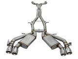 Mach Force-Xp 3 Inch 304 Stainless Steel Cat-Back Exhaust System w/Polished Tip Chevrolet Camaro SS 16-24 V8-6.2L (sc) M/T aFe Power