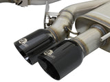 Mach Force-Xp 3 Inch 304 Stainless Steel Cat-Back Exhaust System w/ Black Tip Cadillac Ats-V 16-19 V6-3.6L (tt) aFe Power