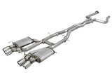 Mach Force-Xp 3 Inch 304 Stainless Steel Cat-Back Exhaust System w/ Polished Tip Cadillac Ats-V 16-19 V6-3.6L (tt) aFe Power