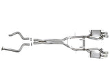 Mach Force-Xp 3 Inch 304 Stainless Steel Cat-Back Exhaust System w/ Polished Tip Cadillac Ats-V 16-19 V6-3.6L (tt) aFe Power