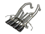 Mach Force-Xp 304 Stainless Steel Axle-Back Exhaust System w/ Carbon Fiber Tips Chevrolet Corvette Z06 (C7) 15-19 V8-6.2L (sc) aFe Power
