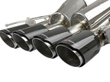 Mach Force-Xp 304 Stainless Steel Axle-Back Exhaust System w/ Carbon Fiber Tips Chevrolet Corvette Z06 (C7) 15-19 V8-6.2L (sc) aFe Power