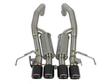 Mach Force-Xp 304 Stainless Steel Axle-Back Exhaust System w/ Carbon Fiber Tips Chevrolet Corvette Z06 (C7) 15-19 V8-6.2L (sc) aFe Power