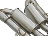 Mach Force-Xp 304 Stainless Steel Axle-Back Exhaust System w/ Carbon Fiber Tips Chevrolet Corvette Z06 (C7) 15-19 V8-6.2L (sc) aFe Power