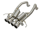 Mach Force-Xp 304 Stainless Steel Axle-Back Exhaust System w/ Polished Tips Chevrolet Corvette Z06 (C7) 15-19 V8-6.2L (sc) aFe Power