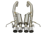 Mach Force-Xp 304 Stainless Steel Axle-Back Exhaust System w/ Polished Tips Chevrolet Corvette Z06 (C7) 15-19 V8-6.2L (sc) aFe Power