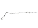 Vulcan Series 3 Inch 304 Stainless Steel Cat-Back Exhaust System w/ Polished Tips GM Silverado/Sierra 1500 19-26 V6-4.3L/V8-5.3L aFe Power